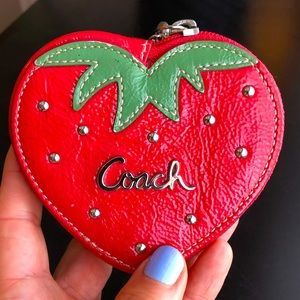 Coach Strawberry Change Purse